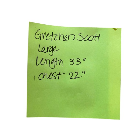 Gretchen Scott‎ • Batik Aztec Bright Blue Green White Tunic Shirt Dress, large - Picture 10 of 10